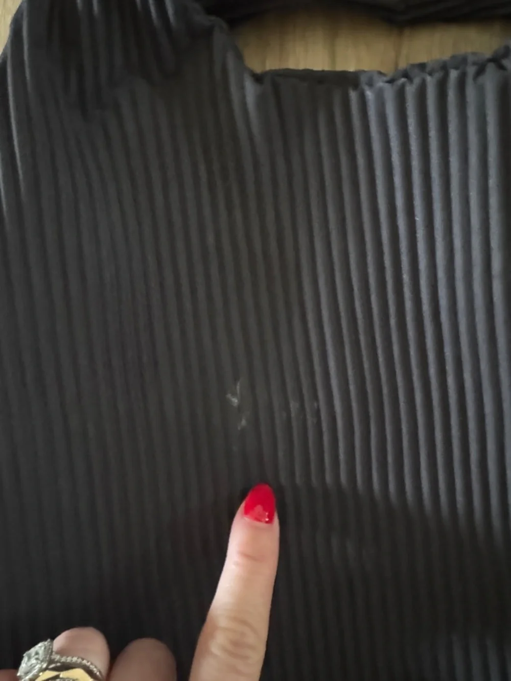 COS | Black Pleated Women's Tote Bag